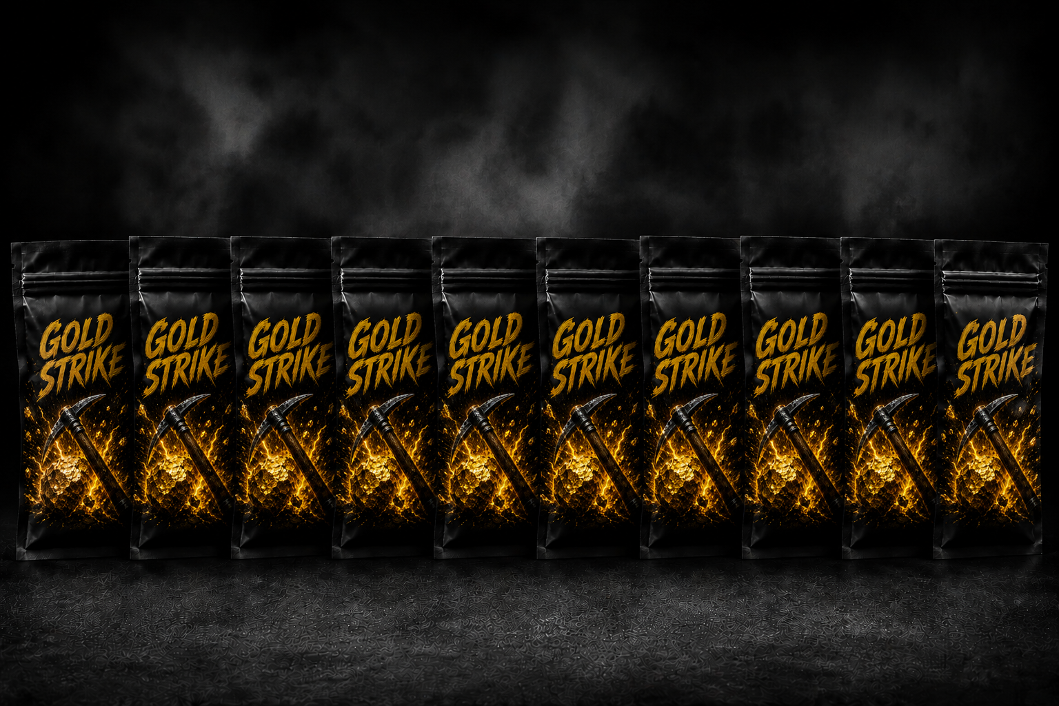 GOLD STRIKE - 10 COINS - 1X GOLD AND 9X SILVER